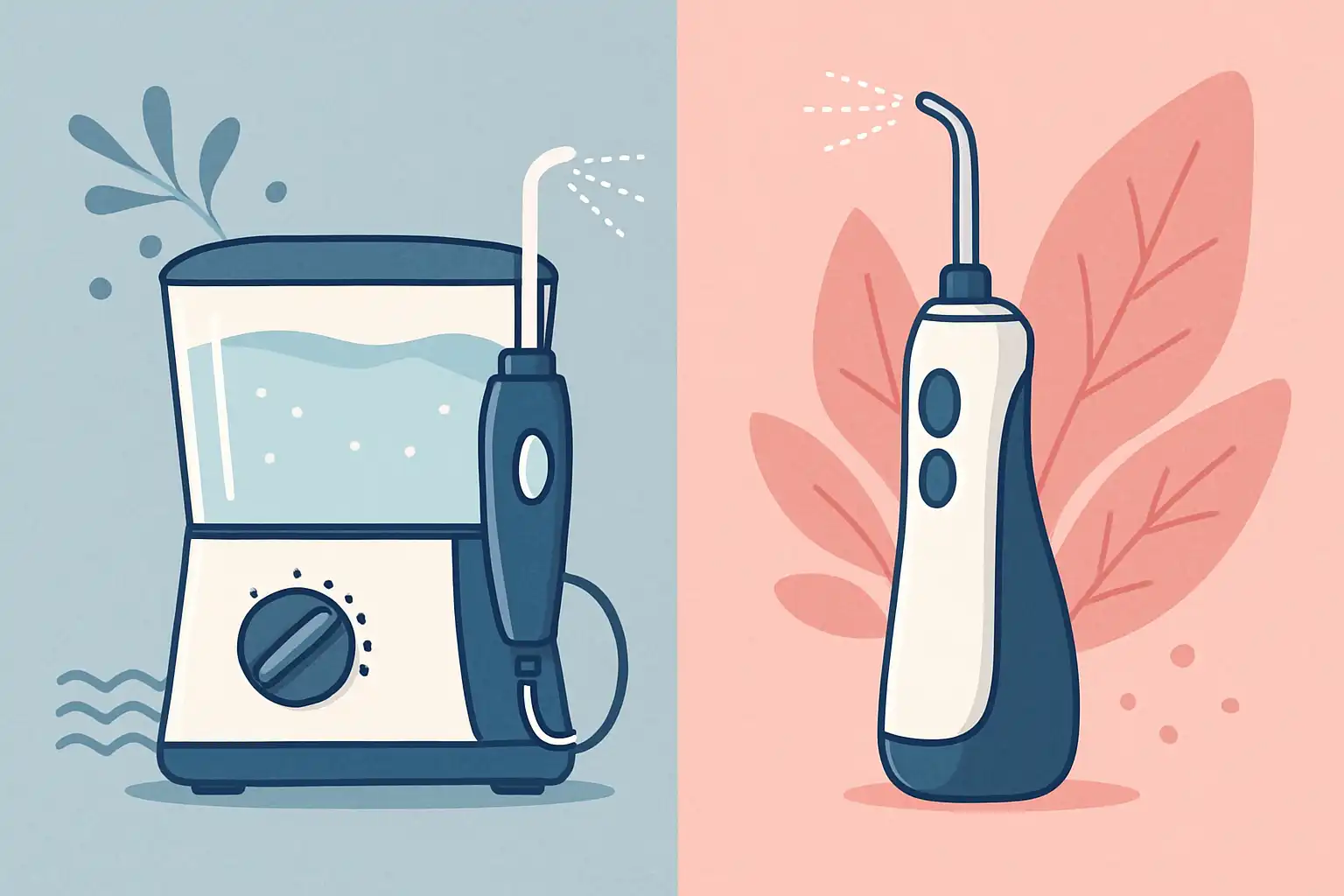 Tafelmodel of handheld waterflosser? kies de perfecte match voor jouw badkamer en routine