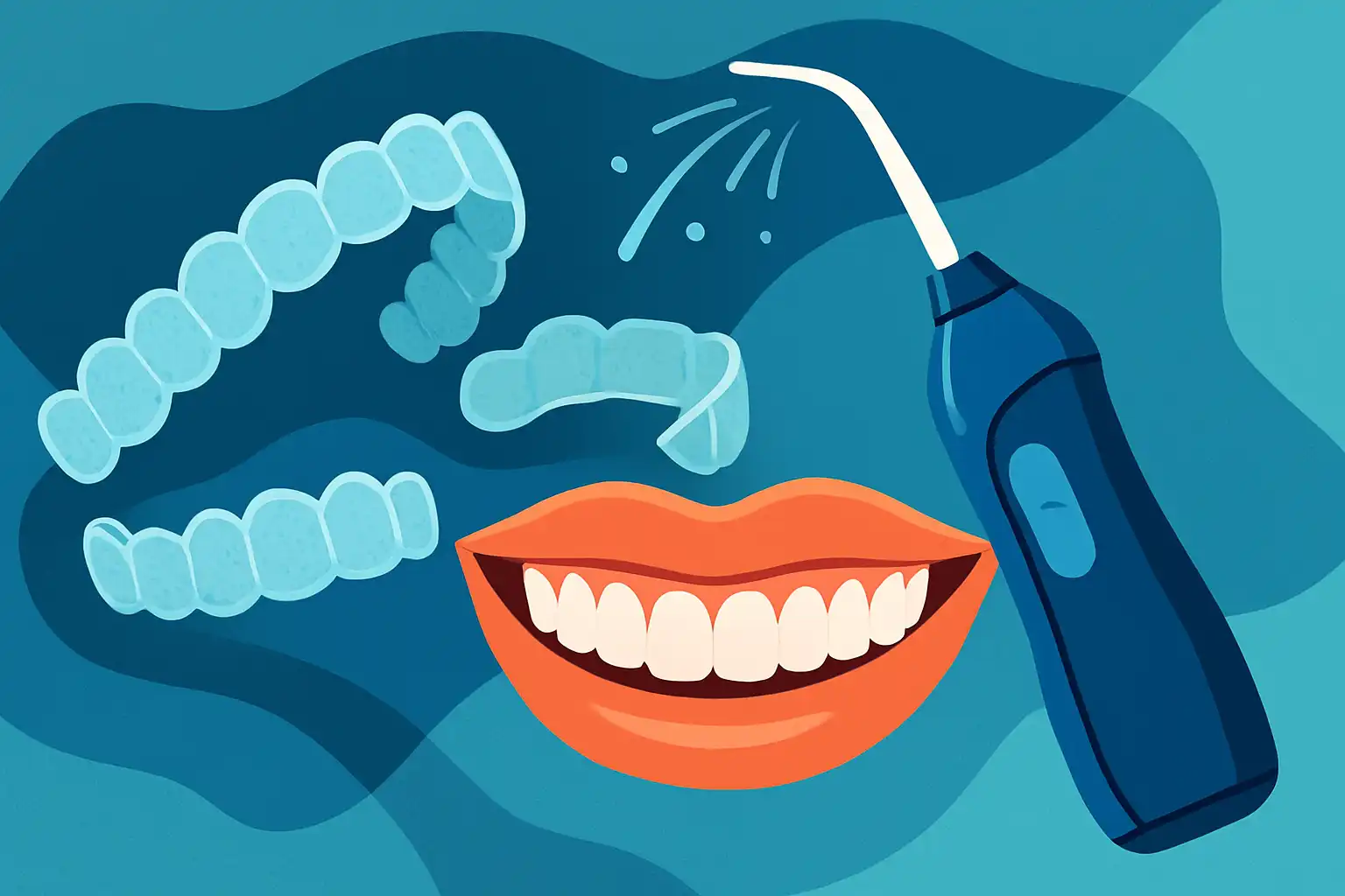 Zo houd je je aligners en glimlach tiptop: waterflossertips voor dragers van clear aligners