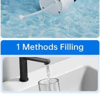 Draadloze Waterflosser | Monddouche | Inclusief 4 Opzetstukjes | Flosapparaat - Waterdicht - 1200 mAh Batterij - Water Flosser - 3 Modus - Oplaadbaar via USB - kleur: Wit