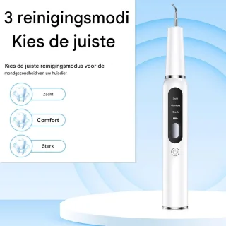 Vitdipy - Waterflosser Draadloos - Monddouche - Oplaadbaar - Waterflosser draadloos - Tandsteen & Tandplak Verwijderaar - Hondentandenborstel - Wit
