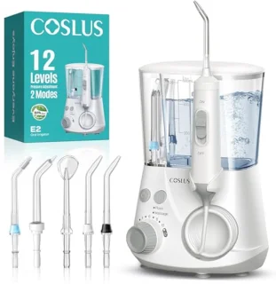 Professionele waterflosser: Met 2 modi en 12 drukinstellingen voor optimale mondverzorging