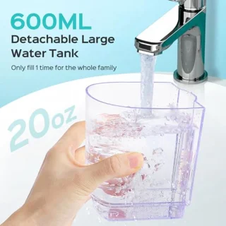 Professionele waterflosser: Met 2 modi en 12 drukinstellingen voor optimale mondverzorging