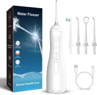 Aurales Waterflosser - Monddouche 4 Standen - 300ML - Tandsteenverwijderaar - Tongschraper