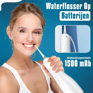 Aurales Waterflosser - Monddouche 4 Standen - 300ML - Tandsteenverwijderaar - Tongschraper