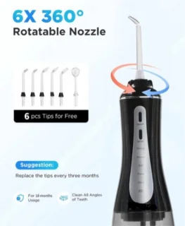 Tandarts Monddouche Water Mond Flossen 5 Modus Draagbare Tandheelkundige Waterstraal 350Ml Water Tank Tanden Schoonmaken Usb Lading Waterdicht