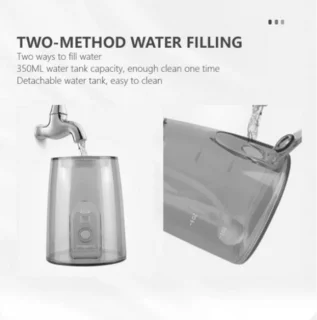 Tandarts Monddouche Water Mond Flossen 5 Modus Draagbare Tandheelkundige Waterstraal 350Ml Water Tank Tanden Schoonmaken Usb Lading Waterdicht