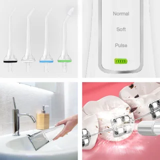 Auronic Waterflosser Monddouche Draadloos Wit