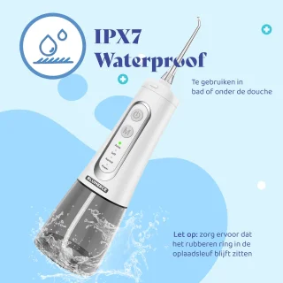 BluMerce Waterflosser met 4 Opzetstukken
