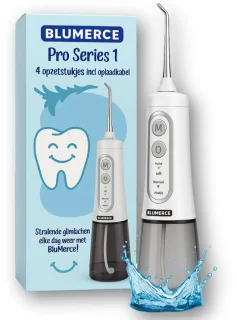 BluMerce Waterflosser met 4 Opzetstukken