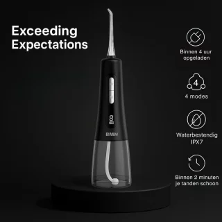 BMN® Waterflosser Elektrische Monddouche Zwart