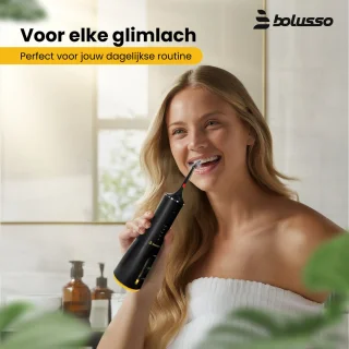Bolusso Waterflosser 7-opzetstukken reistas e-book nieuw model