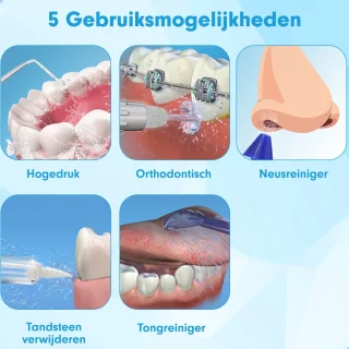 DEN-T PRO V500 Waterflosser 300ML Wit