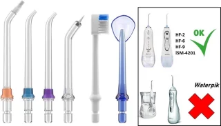 DEN-T Waterflosser V500 & HF-6 Opzetstukken 6-delig