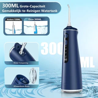 DHNS® Waterflosser Draadloos Blauw