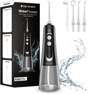 Digi Comforts X888 Pro Waterflosser Zwart