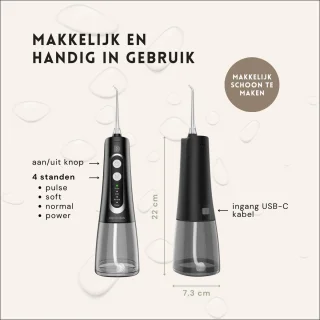 Digi Comforts X888 Pro Waterflosser Zwart