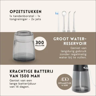 Digi Comforts X888 Pro Waterflosser Zwart