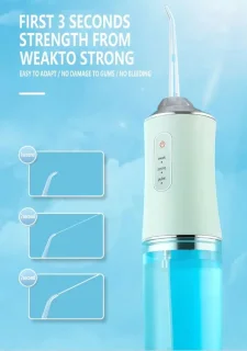 Draagbare Waterflosser Oplaadbaar 220Ml Groen