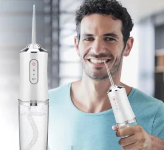 Draagbare Waterflosser Oplaadbaar 220Ml Groen