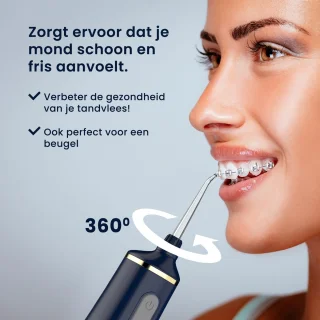 E3max H300 Waterflosser Draadloos 6 Opzetstukken