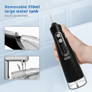 Electric Dental Water Flosser Portable Rechargeable IPX7 Waterproof