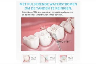 Elektrische Monddouche IPX7 Waterdicht Voor Thuisgebruik