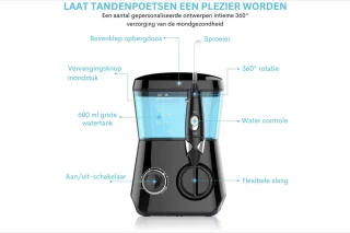 Elektrische Monddouche IPX7 Waterdicht Voor Thuisgebruik