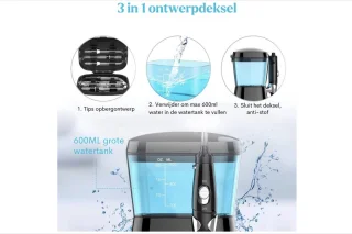 Elektrische Monddouche IPX7 Waterdicht Voor Thuisgebruik