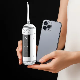 ELEVATE Draadloze Waterflosser USB-C Oplaadbaar 180ml 5 Opzetstukken
