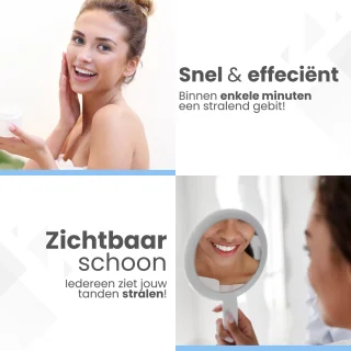 ELILULU Elektrische Waterflosser 320ML met 7 Opzetstukken en 50 Tandenstokers