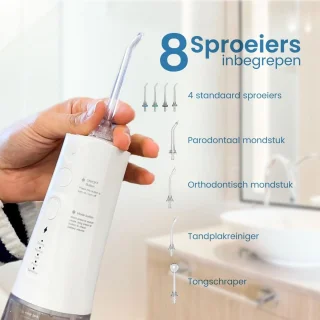 Equivera Waterflosser Draadloos Elektrisch Flosapparaat