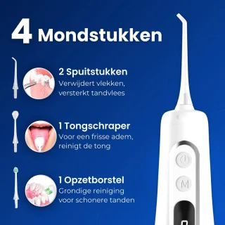 Flexivo Waterflosser Monddouche Draadloos Wit