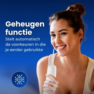 Flexivo Waterflosser Monddouche Draadloos Wit