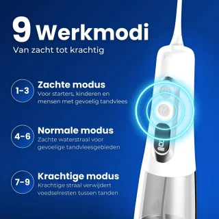 Flexivo Waterflosser Monddouche Draadloos Wit