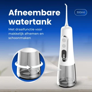 Flexivo Waterflosser Monddouche Draadloos Wit