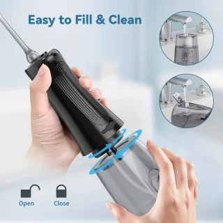 Flosapparaten Waterflosser Draadloos Zwart