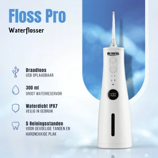 Wat vinden we goed aan de Flossing Floss Pro - Waterflosser
