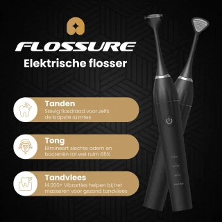 FLOSSURE Elektrische Flosser Zwart