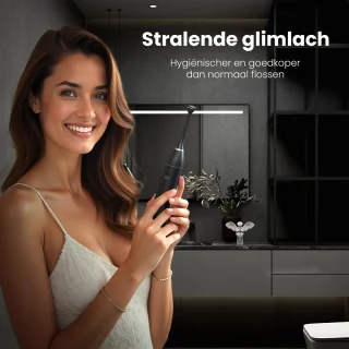 FLOSSURE Elektrische Flosser Zwart