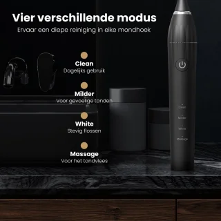 FLOSSURE Elektrische Flosser Zwart