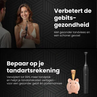 FLOSSURE Elektrische Flosser Zwart