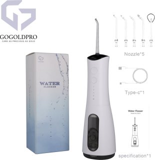 De GoGoldPro Monddouche - Waterflosser in één oogopslag