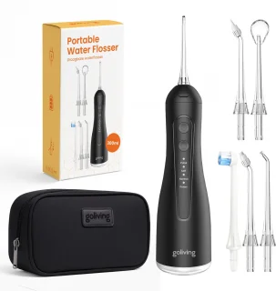 Goliving Waterflosser Elektrisch Flosapparaat Zwart