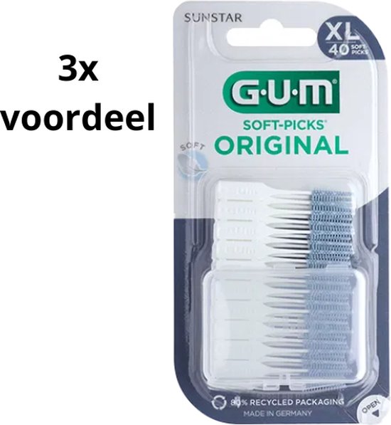 GUM Soft-Picks Original X-Large 120 stuks review
