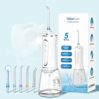 H2ofloss waterflosser draadloos wit