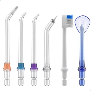 H2OFloss Waterflosser Vervangingsset Opzetstukjes HF-2 HF-6 HF-9 ISM-4201