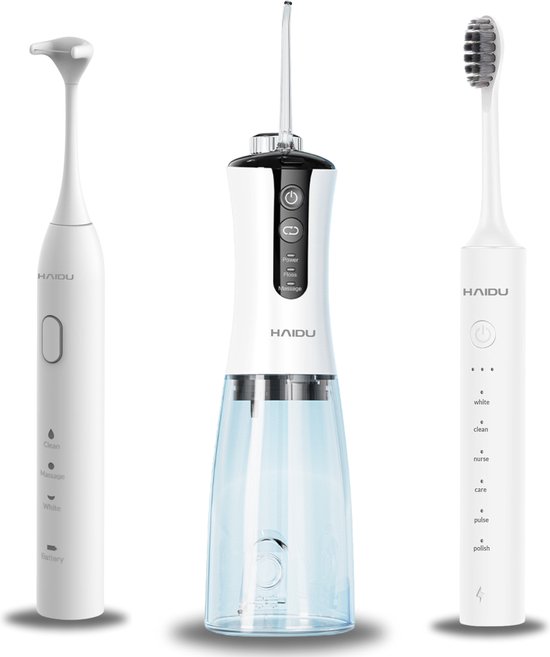 Haidu Pro Flow Waterflosser Set Wit review