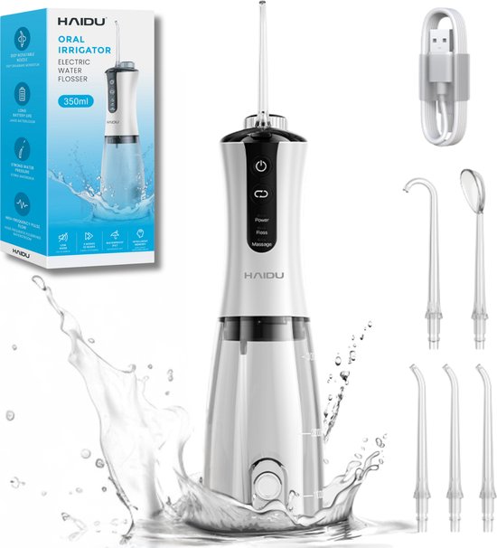 HAIDU Pro Flow Waterflosser Wit review