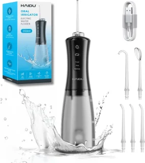 HAIDU Pro Flow Waterflosser Zwart