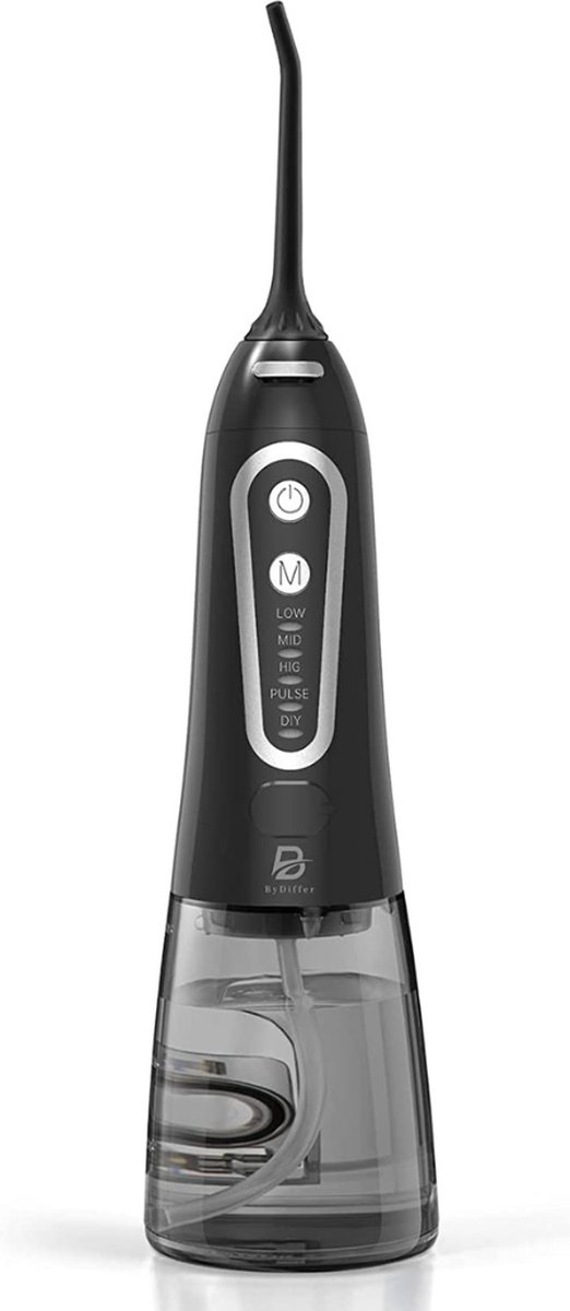De Handmatige Waterflosser 300ML USB-oplader Monddouche in één oogopslag
